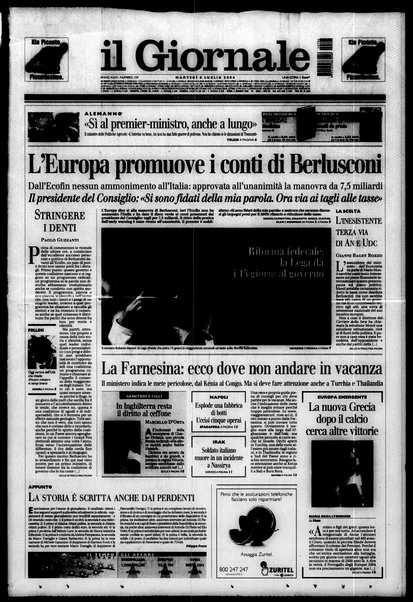 Il giornale : quotidiano del mattino